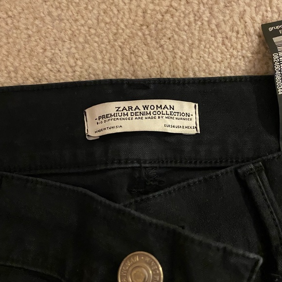 Zara loose fit denim jogger style jeans - Picture 6 of 6